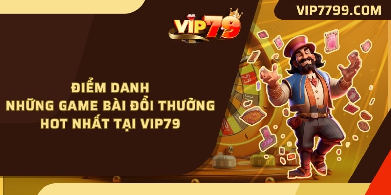 Điểm danh những game bài đổi thưởng hot nhất tại VIP79